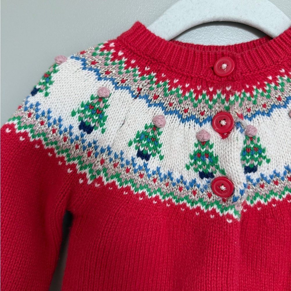 Baby Boden Christmas Holiday Cardigan Sweater